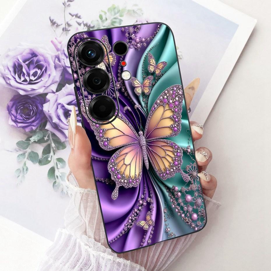 Fashion Letter Phone Case For Tecno Camon 50 4G Back Cover For Tecno Camon50 4G CN5 Soft Black Silicone Cases
