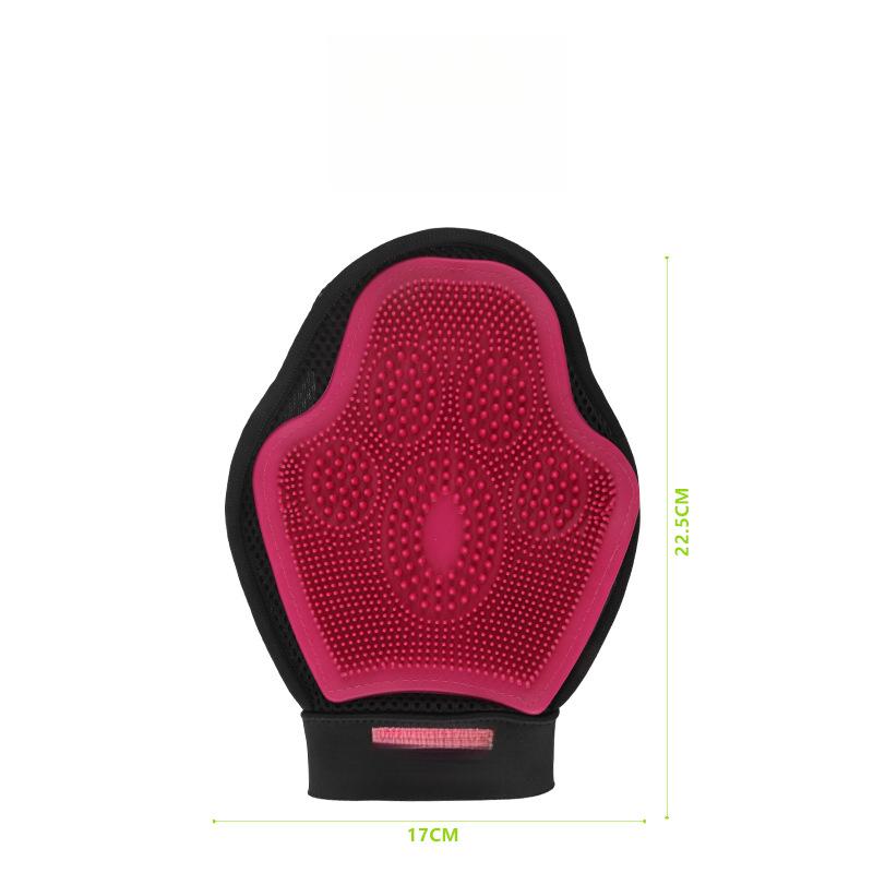 Pet Silicone Cleaning Beauty Massage Bath Gloves Cat Dog Bathing Protection Massage Scrubbing Pet Supplies