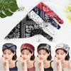 Elegant Headbands Vintage Bandana Flower Print Headpieces Elastic Hair Accessories Women's Fashion Headbands