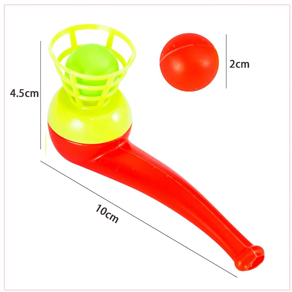 Non-Toxic 1Pc Plastic Pipe Blowing Ball Kids Toys Outdoor Sports Games Balance Training Learning Educational Toys For Children Funny Gifts