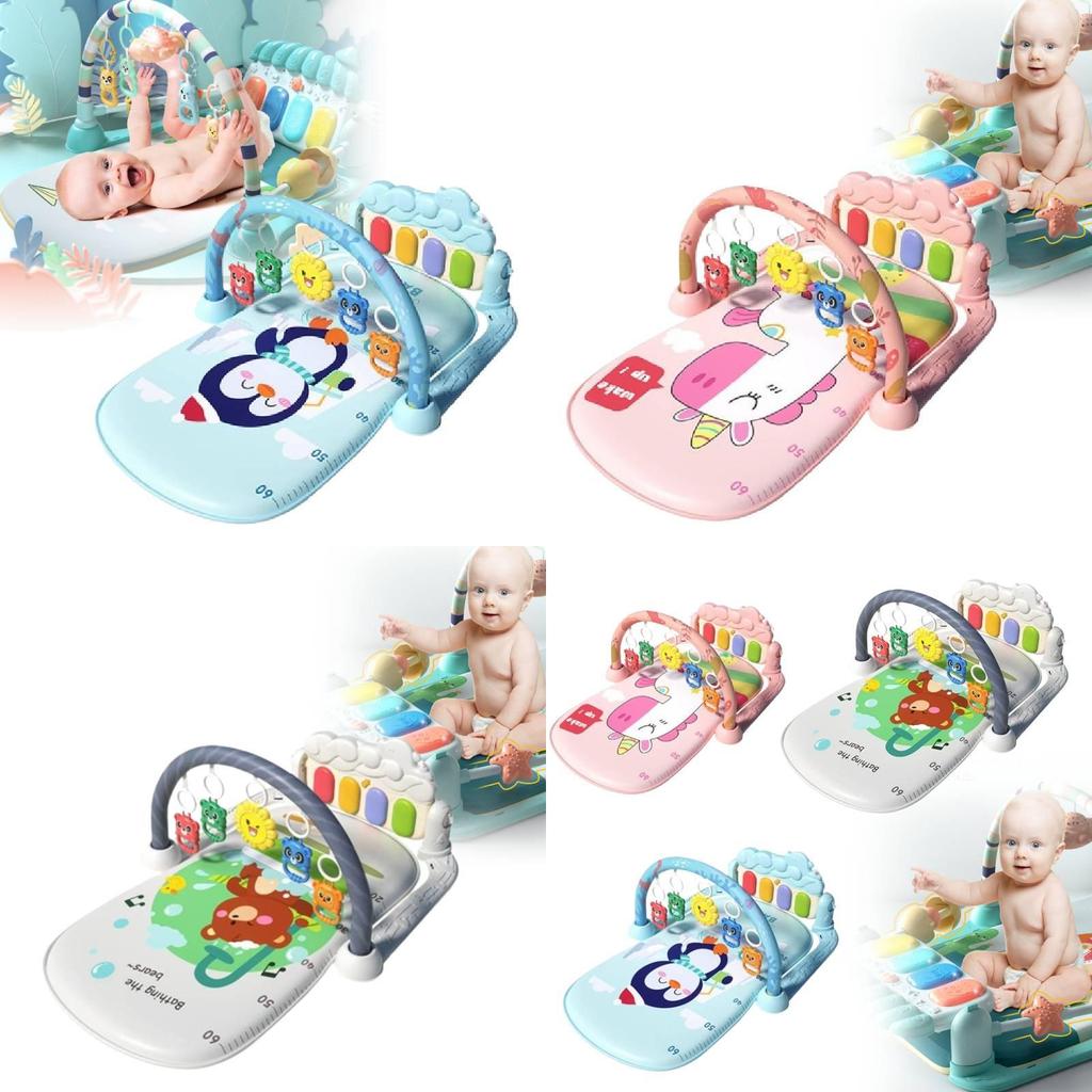 Tapete de Juego para Bebés con Piano Musical para Recién Nacidos de 0 a 36 Meses Juguete Sensorial Interactivo