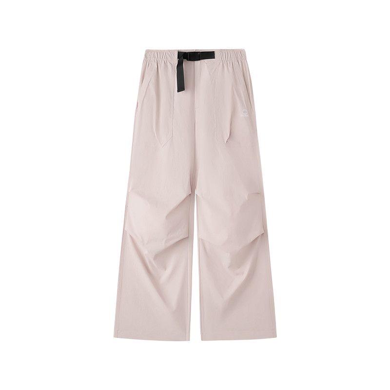 Skechers Woven Sports Loose Mid-Rise Elastic Casual Pants Women bottoms L226W044-03PF S