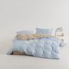 Muji Floral Yarn-Dyed Double Gauze 4-Piece Bedding Set