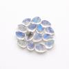 Natural Rainbow Moonstone 6x4mm Pear Cabochon – Calibrated Gemstone for Jewelry Making
