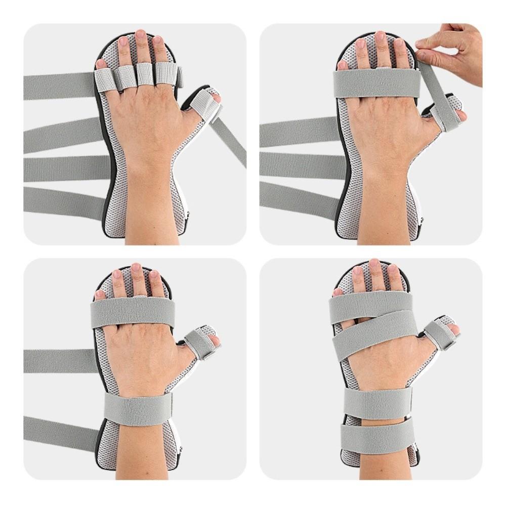 Breathable Finger Splint Detachable Hand Brace Orthotic Finger Spreader Curling Correction