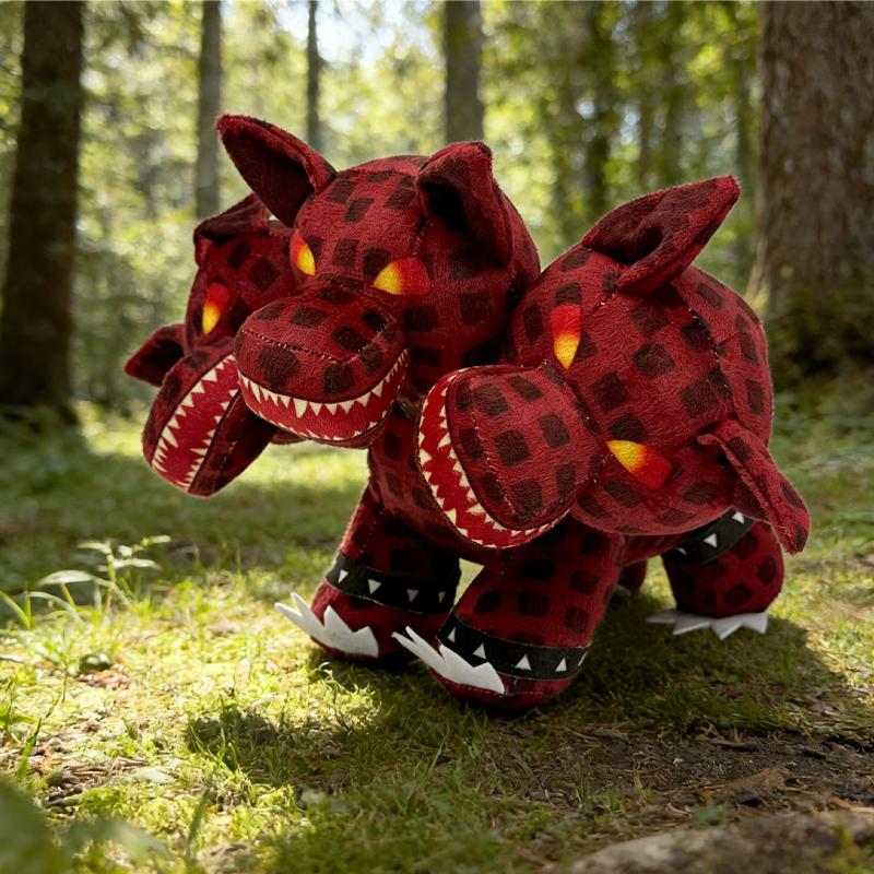 New Steal A Brainrot Plush Toys Game Accessories Three-Headed Monster Game Character Decorative Ornaments  Gifts For  Boys Girls