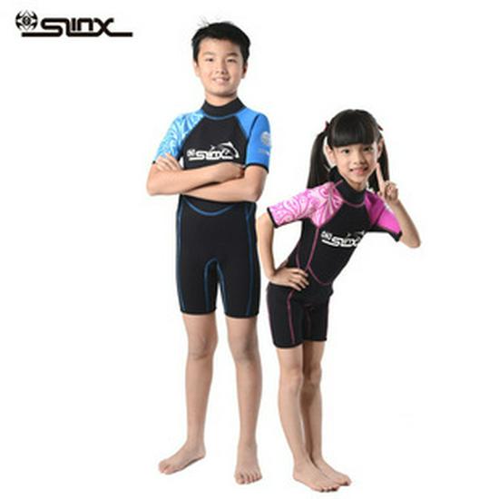 SLINX Kids' Long Sleeve Sun Protection Swimsuit for Snorkeling & Diving