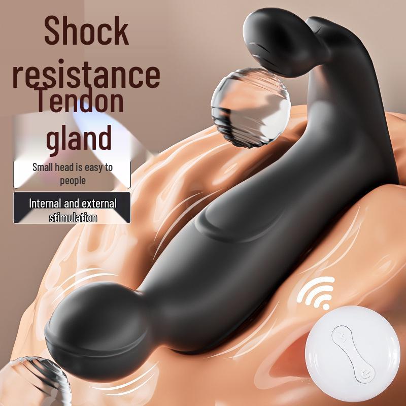 PROMISE MAN Silicone Vibrating Prostate Massager for Men - Adult Anal Plug