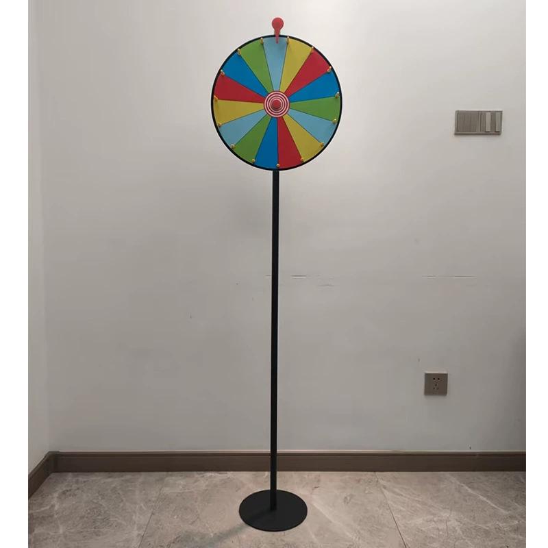 Lucky Draw Turntable Game Set - Durable, Wipeable Iron Frame