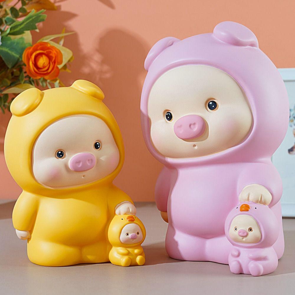 

Копилка-свинка-копилка большой емкости, копилка в форме свиньи, детские игрушки S жёлтый