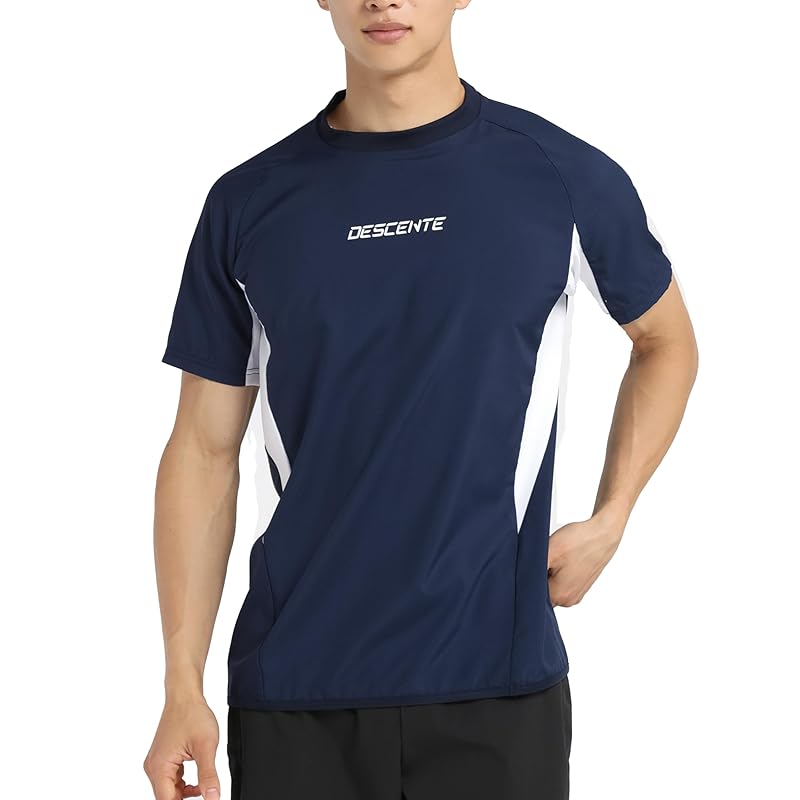 

[DESCENTE] short sleeve piste valley short sleeve breathable Easy to move men s ladies club activities NV00(DV5SWB02U)