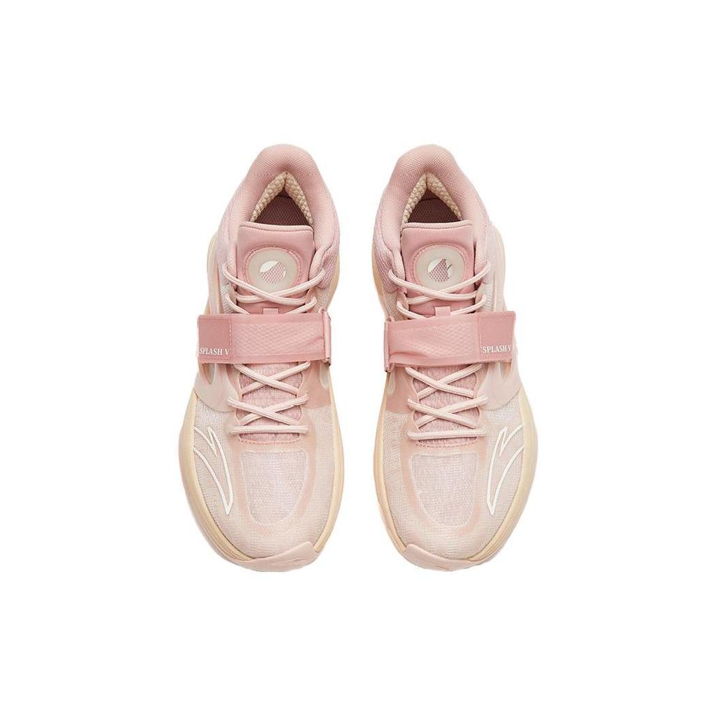 Anta KT SPLASH V Hawaii Hotel Cushioning Slip Resistant Abrasion Resistant Performance Basketball Shoes Men's Pink 112321108-3