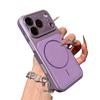 Large Lychee Texture Magnetic Phone Case for iPhone 17, Compatible with 13, 14, 15, 16 Pro Max - Full Coverage.