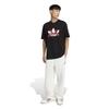 Adidas Trefoil Series Roses Men' T-Shirt Black Ks7621 R