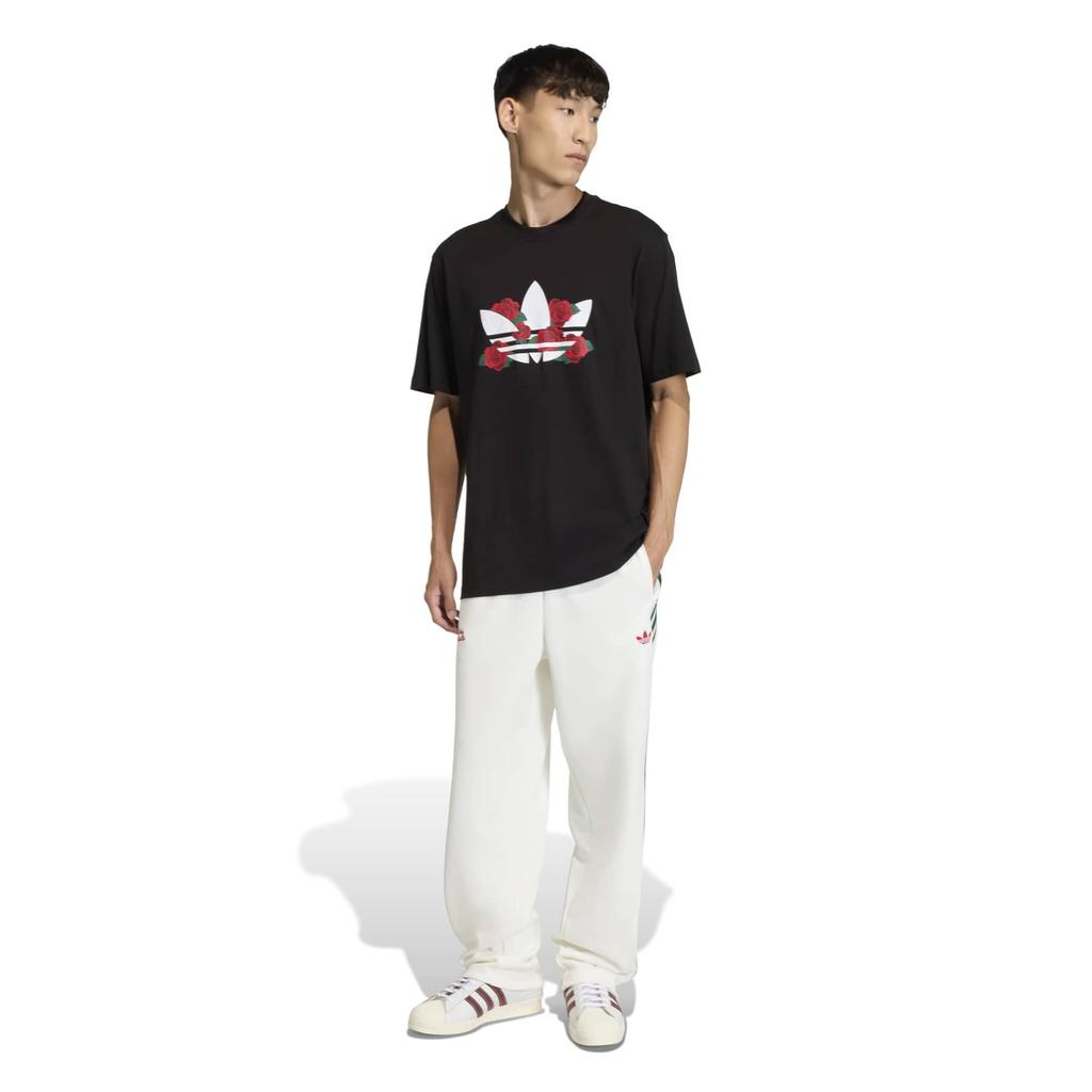 Adidas Trefoil Series Roses Men' T-Shirt Black Ks7621 R