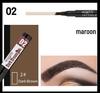 Long-lasting 4-Pronged Black Brown Liquid Eyebrow Pencil for Cross-Border Trade