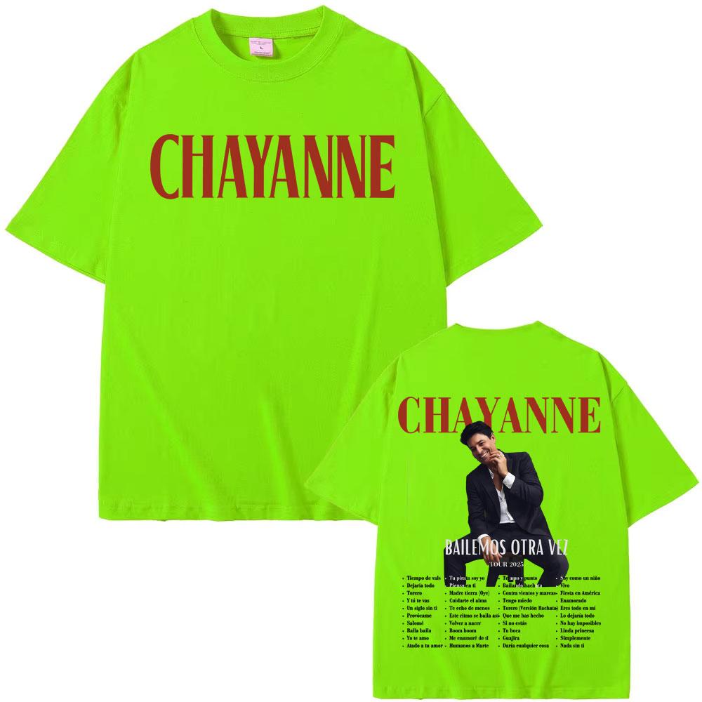 

Singer Chayanne Bailamos Otra Vez Album Tour 2025 T Shirt Men s Clothing 90s Vintage Hip Hop T-shirt Summer Tops O-Neck T-shirts 4XL