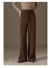 2024 Autumn/Winter Women's 100% Pure Cashmere Wide-Leg Knitted Pants