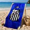 Fc Crest Design Printed Microfiber Beach Towel, Soft And Absorbent, Quick-Dry, Ideal for Summer Travel, Beach Essential, Swimming Pool