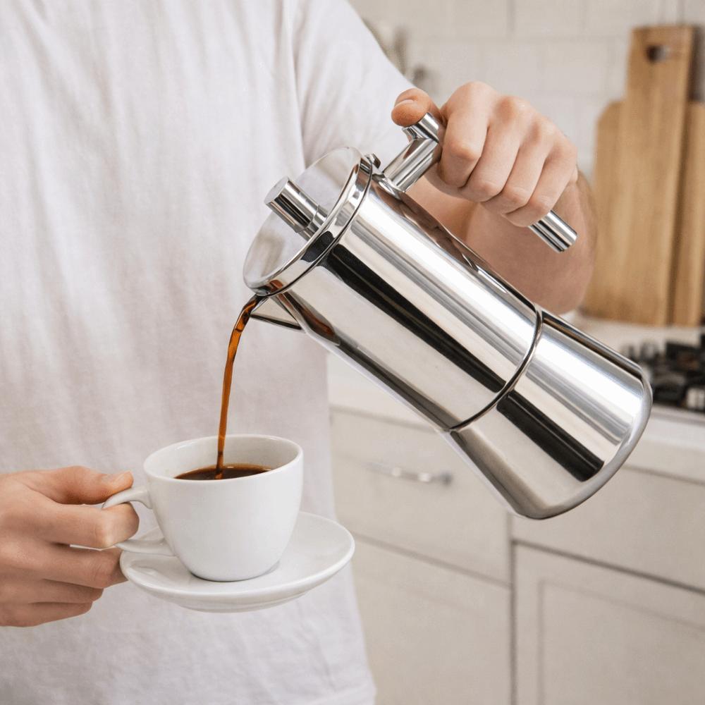 200/300/600 ML Mokkakanne Antioxidations-Espresso-Perkolator Langlebige Espresso-Kaffeemaschine Topf Herdplatte