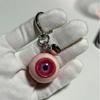 Goth Style Halloween Eyes Keychain Eyeball Charms Eye Keychain Gothic Eye Keychain  Purse Charms