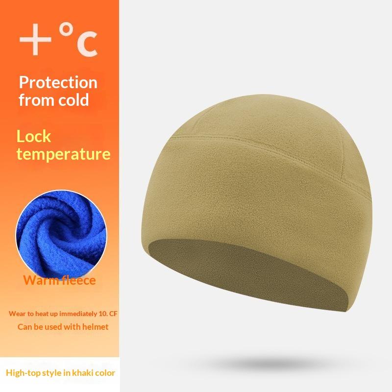 Warm Fleece Winter Beanie With Thermal Insulation Stretchy Fit For Skiing Hiking Camping Outdoor