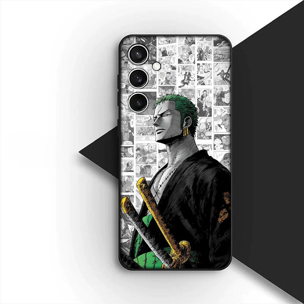 Cover for Motorola Moto G86 G57 E14 E15 G14 G34 G67 G84 G24 A54 G15 Power E22 Phone Case Anime Luffy One Piece Roronoa Zoro
