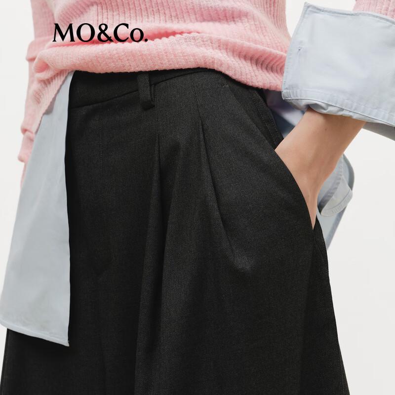 MO&Co. Women's High Waist Straight Leg Trousers