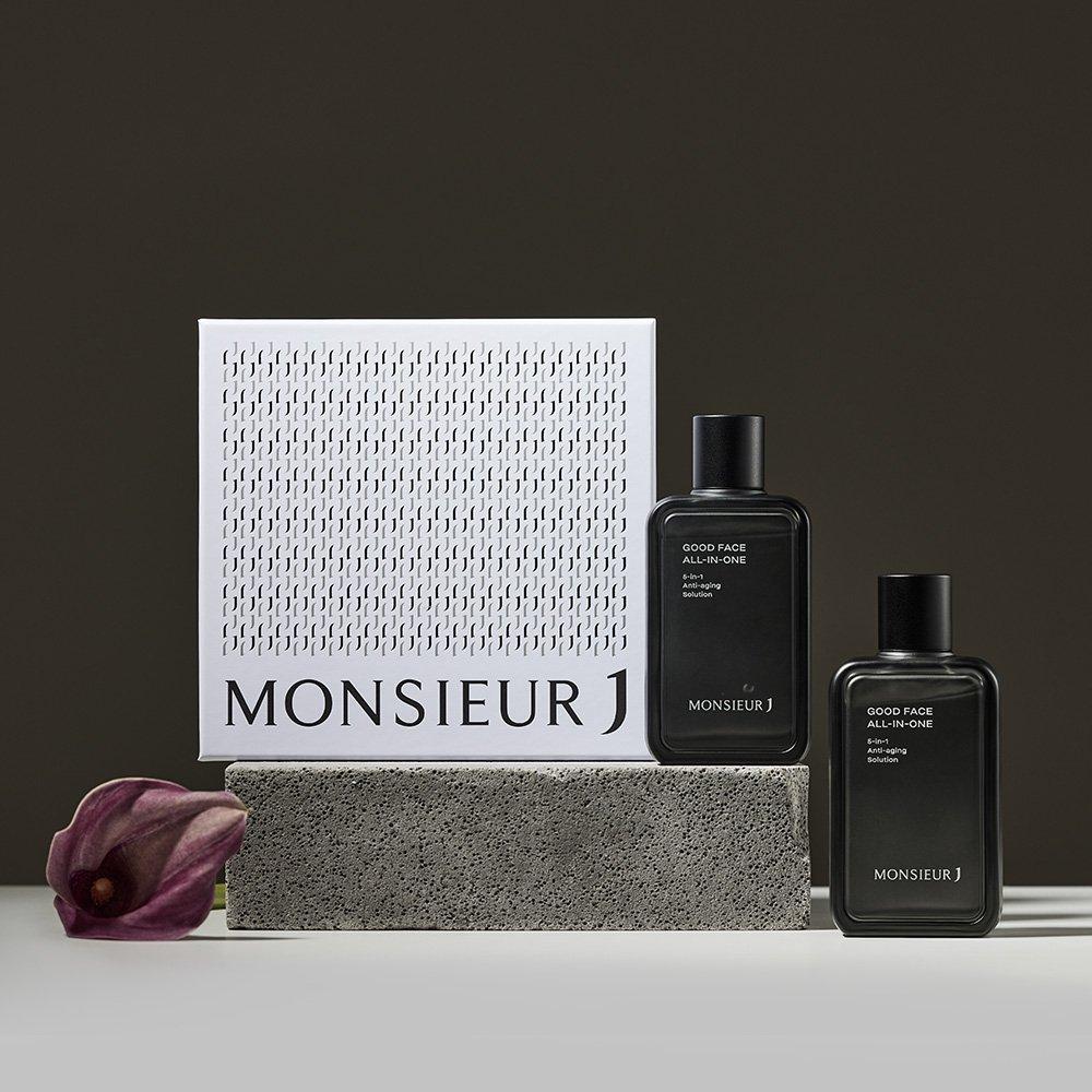 Monsieur J Good Face All-in-One Double Special Set (140ml x2)
