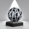 1pc Black Panther Mist Size 5 Soccer Ball Professional Match Training Football Indoor &Outdoor Sports Ball Lightweight Durable C6551