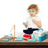 15 Pcs Toddlers Dentist Role Play Set Doctor Kit with Carry Case for School Classroom, Doctor