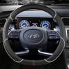 PU kožený potah na volant do auta pro Hyundai Tucson NX4 Elantra Sonata 10th Auto příslušenství