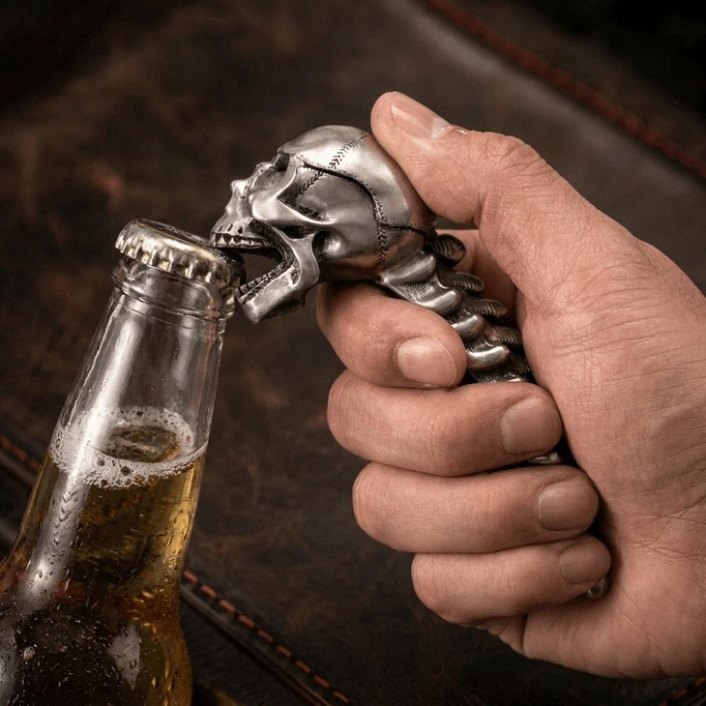 Unique Beer Can Opener Smooth Novelty Bottle Opener Spooky Style Skull Bottle Opener Bar Use