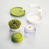 Kitchen Pot Cleaning Brush Universal Automatic Liquid-Adding Pot Brush Kitchen Dishwashing Non Stick Oil With Holder Household