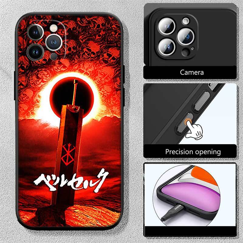 Berserk Guts Case for Samsung Note 20 10 S25 Plus Ultra Lite FE M20 M21 M30 M31 M51 A11 A26 A51 A52 A53 A56 A70 A71 A72 A73