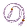 Retro style Net bag necklace Handmade Crystal Stone Pendant Necklace Braided Necklace  Gifts