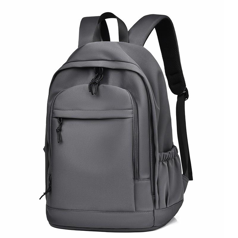14 Inch Laptop Backpack Students Unisex Large Capacity Oxford Fabric School Bag With Multiple Compartments