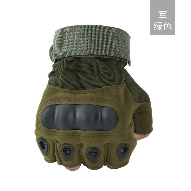 Half finger personal protective fitness training climbing gloves M