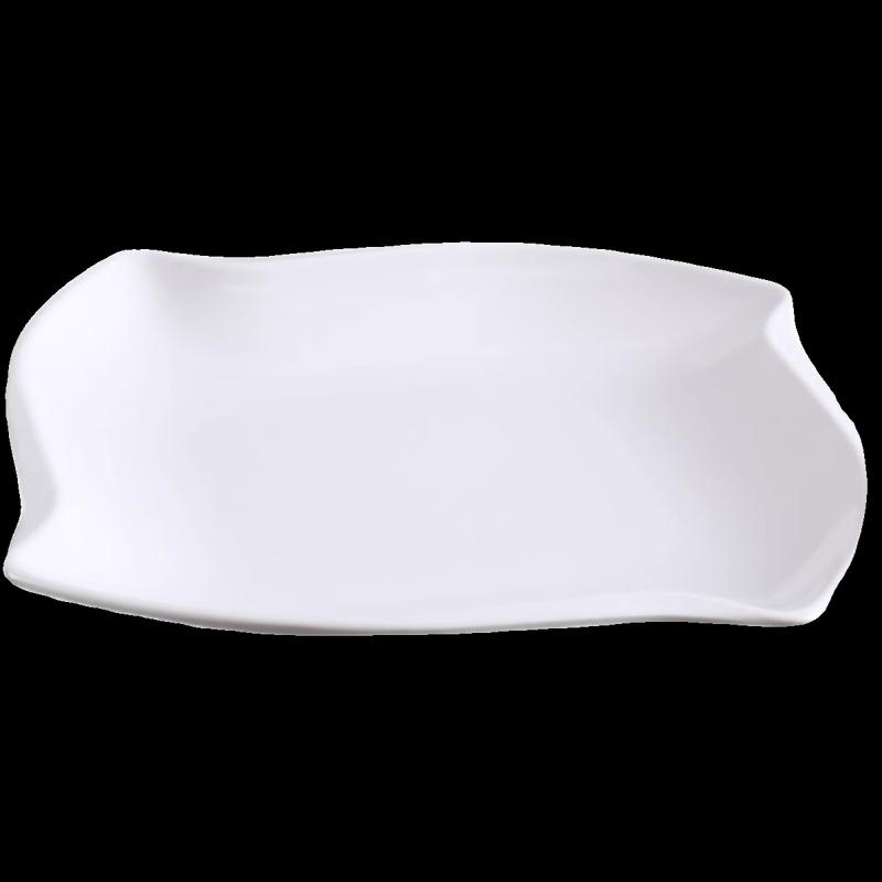 A5 Melamine Commercial Footed Cold Dish Plate