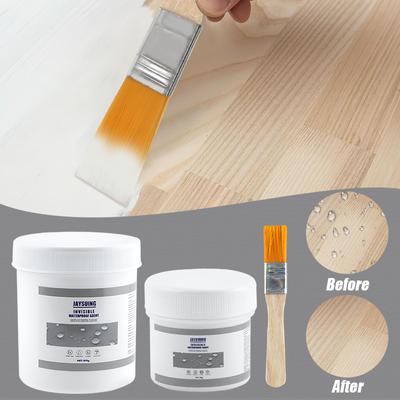 30/100/300/500 g unsichtbares wasserdichtes Mittel, transparente Versiegelungsbeschichtung, Versiegelungspaste, Kleber, mit Pinsel, für die Reparatur von Badezimmerdächern