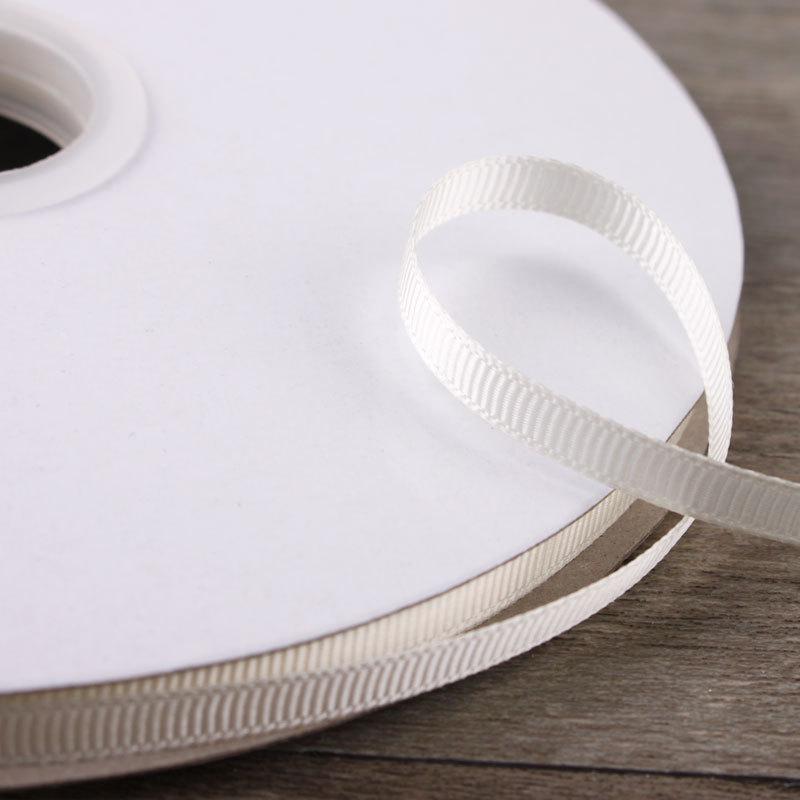 6mm Double-Sided Ribbed Satin Ribbon for DIY Bows, Hair Accessories, Packaging, and Weaving Decorations
