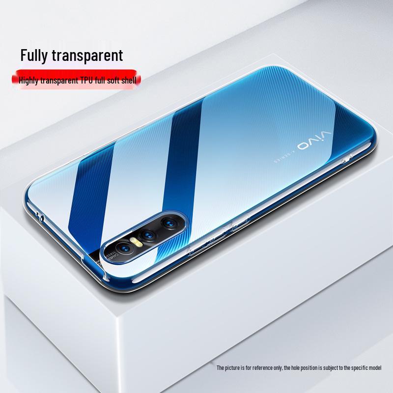 

Прозрачный силиконовый чехол для Vivo iQoo 13, 12, 11Pro, 9, Neo7, Z3, Z5, U1x iQoo Neo10