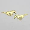 GDZJ3 2PCS 7.5/11CM Metal Car Side Badge Running Horse Sticker for Ford Mustang Shelby F150 Fiesta Focus Ecosport Edge Escape Explorer