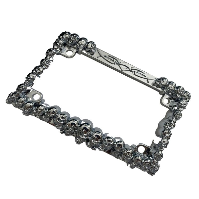 Motorcycle Number License Plate Holder Frame Decorative Numbers Plates Cover