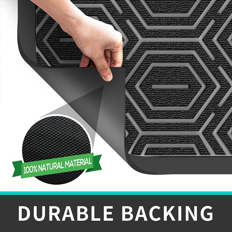 Ins Hotel Supermarket Non-slip Carpet Floor Mat Door Scraping Mud Dust Mat Outdoor Household Rubber Mat