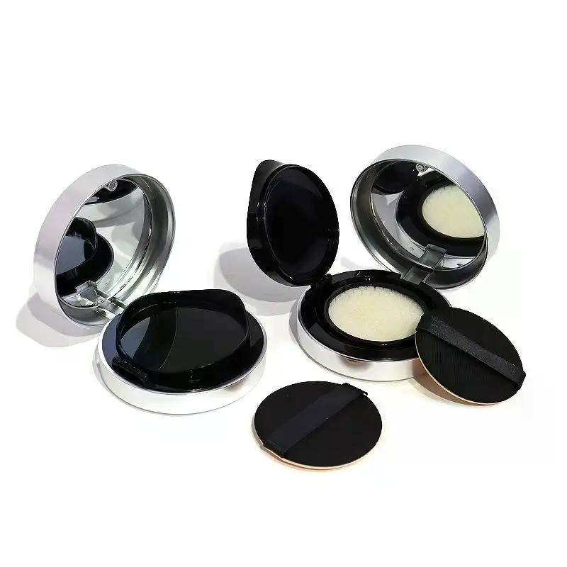Empty Air Cushion Puff Box Portable Cosmetic Makeup Case Container With Powder Sponge Mirror For Filling BB Cream Foundation