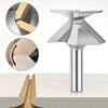For Router Table Arc Bending Integrated Forming Knife Router Bits R18 R30 1/2 inch Woodworking Circular bending Grooving Tool