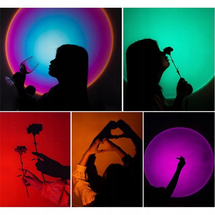 Melatonin Night Light For Children Sunset Lamp
