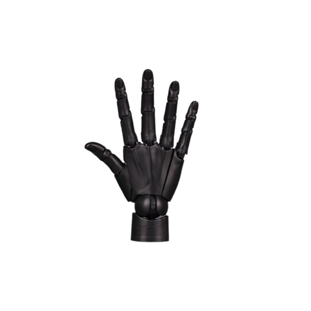 Adjustable Articulated Hand Model Flexible Hand Finger Joint Figurine for Art Drawing Reference чёрный
