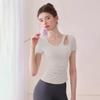OEING Women's Yoga & Pilates Short Sleeve Top